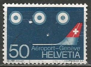 Швейцария. Аэропорт Женевы. 1968г. Mi#873.
