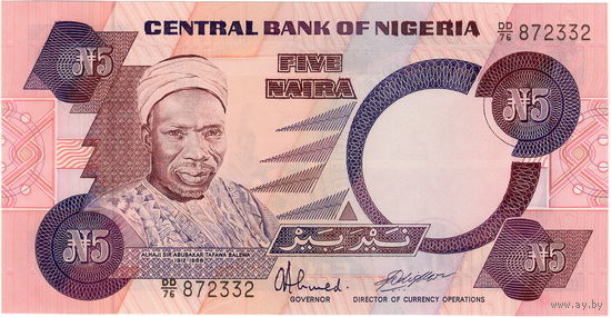 Нигерия, 5 найра обр. 1984-2000 г.г., UNC
