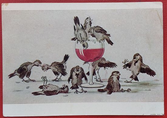 Литвиненко В. "Все хорошо в меру". 1957 г. Чистая
