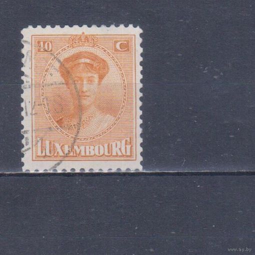 [840] Люксембург 1921. Великая герцогиня Шарлотта. Гашеная марка.