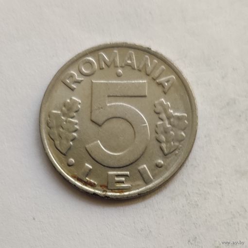 Румыния 5 леев 1993 г.