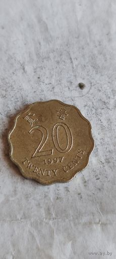 Гонконг 20 центс 1997