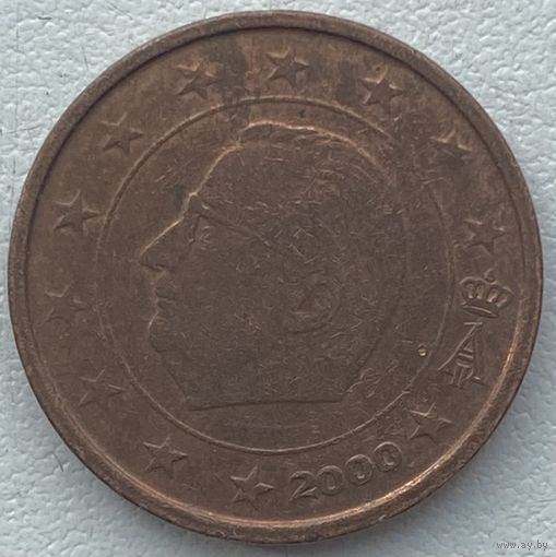 Бельгия 2 евроцента 2000 г.