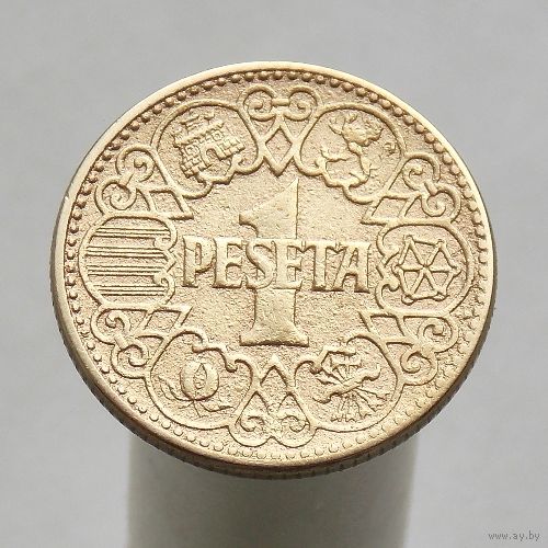 Испания 1 песета 1944