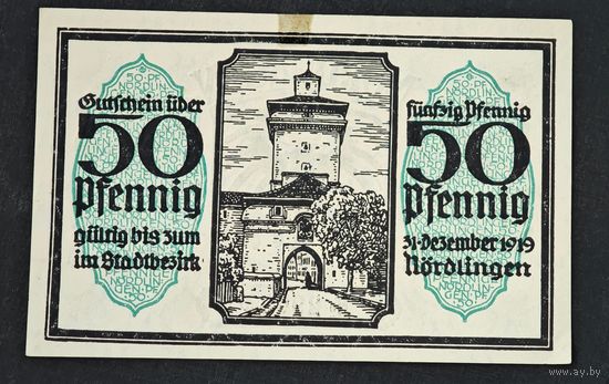 1918 год Германия 50 пфеннигов