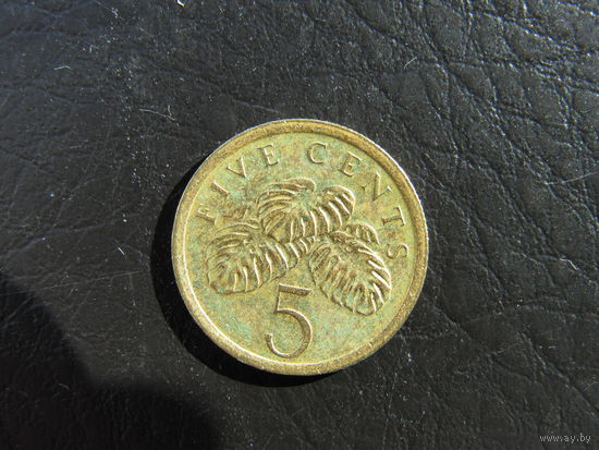 Сингапур 5 центов, 1989. С 20 копеек. Распродажа коллекции. Смотрите другие лоты.