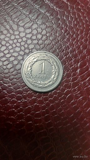 Монета 1 злотый 2009г. Польша. Хорошая!