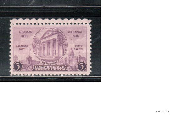 США-1936, (Скотт.782), **, 300-лет штату Аранзас (одиночка)