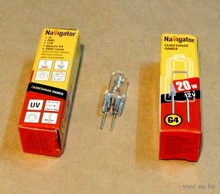 Лампа галогенная капсула G4 Navigator JC 12V 20W