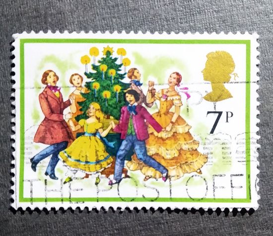 Марка Великобритания 1978 год Рождество