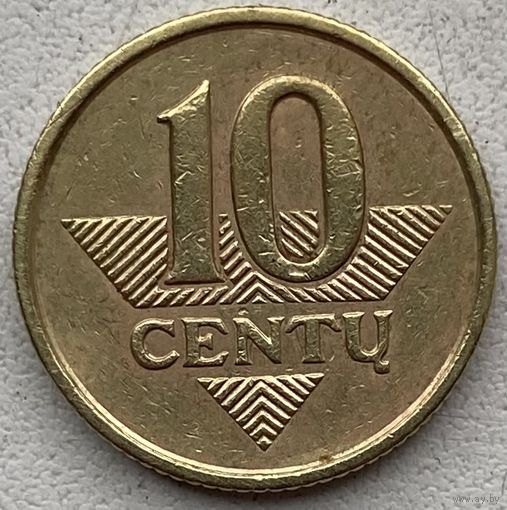 Литва 10 центов 1998 г.