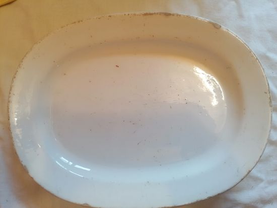 Блюдо овальное Товарищества М. С. Кузнецова