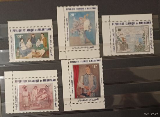 Мавритания** живопись 100 лет Пабло Пикассо 1981