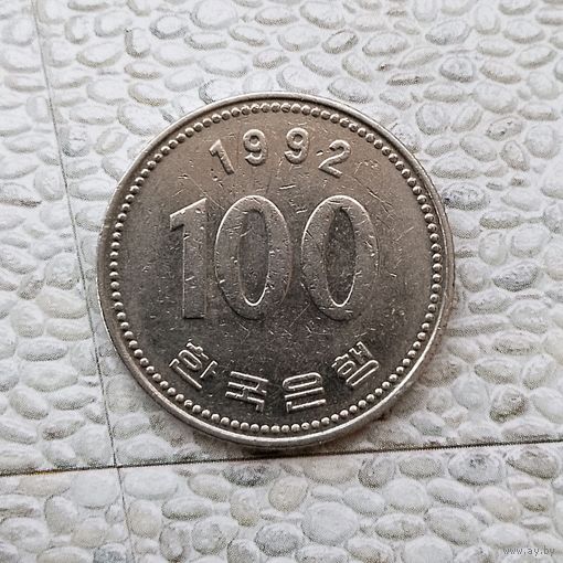 100 вон 1992 Южная Корея. Республика Корея.
