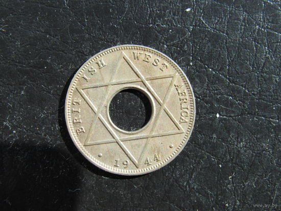 Британская Западная Африка 1/10 пенни, 1944. С 20 копеек. Распродажа коллекции. Смотрите другие лоты.