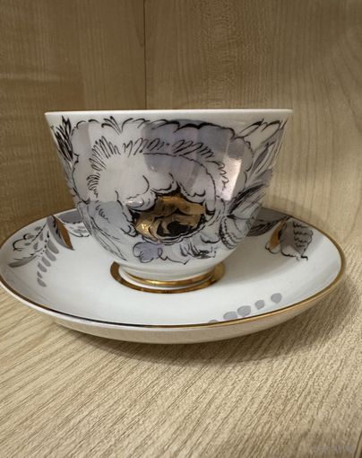 Чашка с блюдцем ЛФЗ