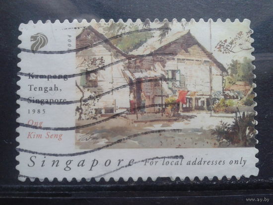 Сингапур, 2004. Картина местного художника