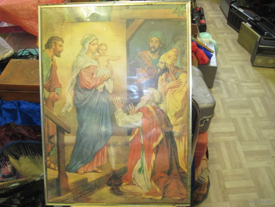 Рождество Христово. Литография 57х42 см, 1991 г.