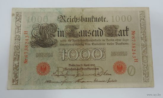 1000 марок 1910 г. Германия