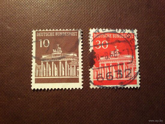 Германия 1968 г .Бранденбургские ворота, Берлин. /42а/
