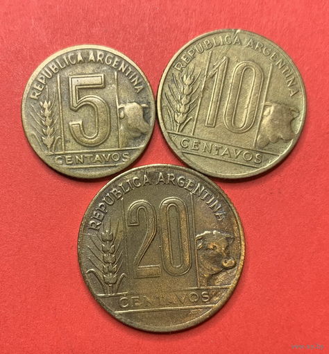 Аргентина 3 монеты