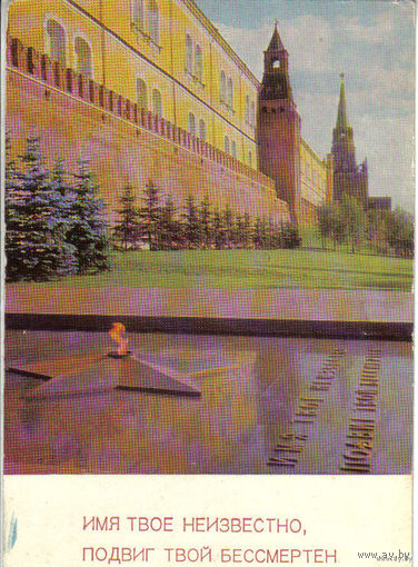 Могила неизвестного солдата в Москве, 1967