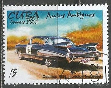 Куба. Классические автомобили. Кадиллак. 2002г. Mi#4461.