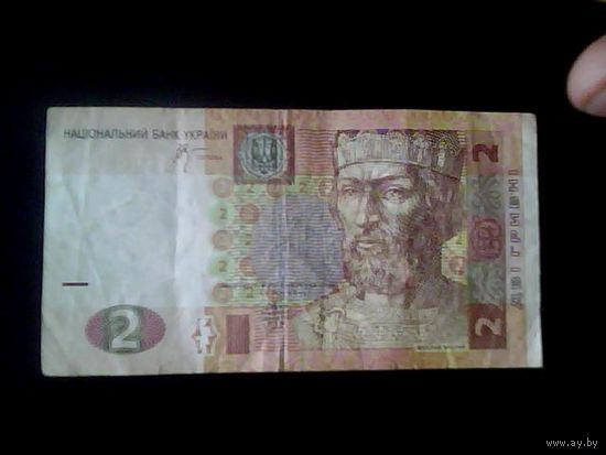 Банкноты. Украина 2 гривна 2005.