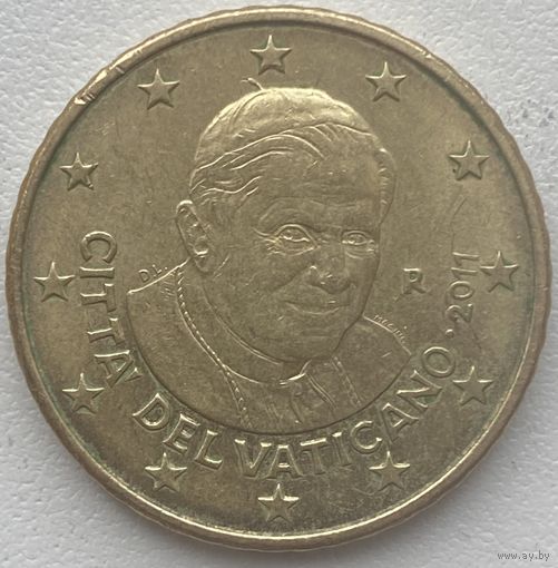 Ватикан 50 евроцентов 2011 г.
