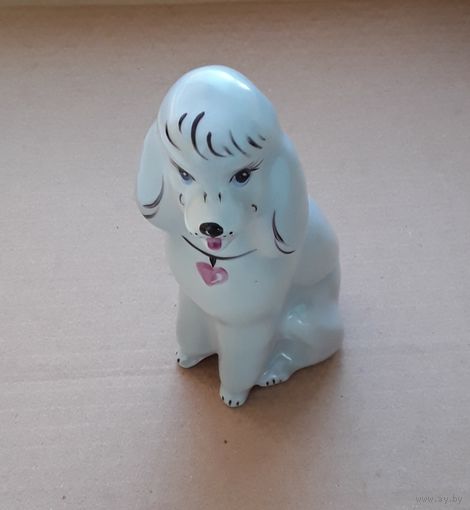 Статуэтка фарфор собака пудель