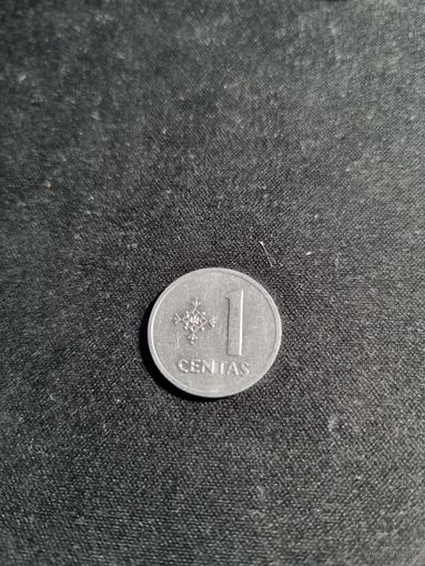 Литва 1 цент 1991