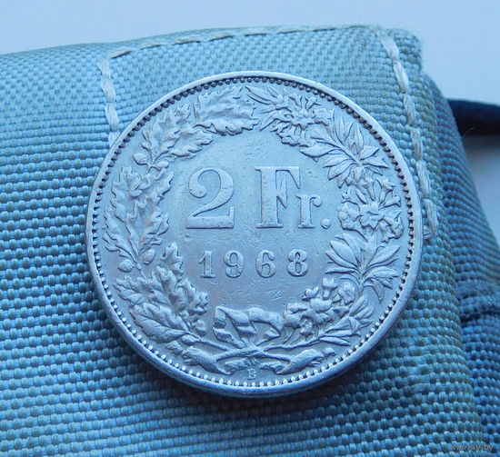 2 франка 1968г.