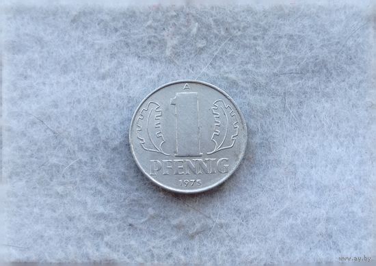 Werty71 Германия ГДР 1 пфенниг 1975 А