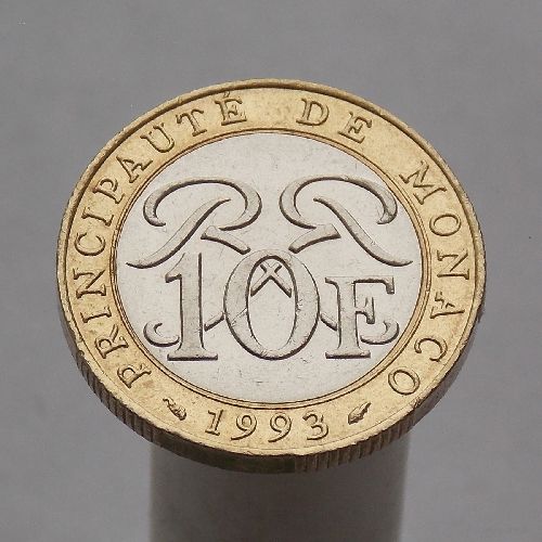 Монако 10 франков 1993
