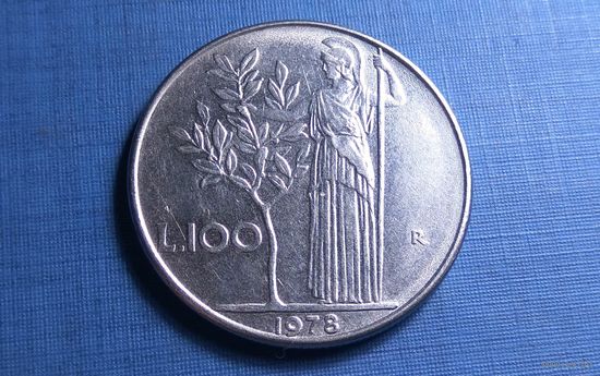 100 лир 1978. Италия. XF!