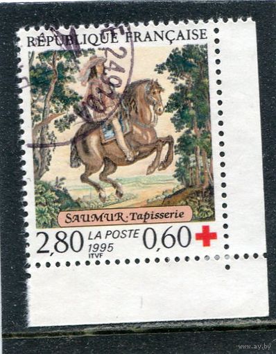 Франция. Красный Крест. Король Луис 13. Новогодний выпуск