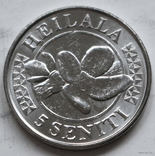 Тонга 5 сенити 2015 год