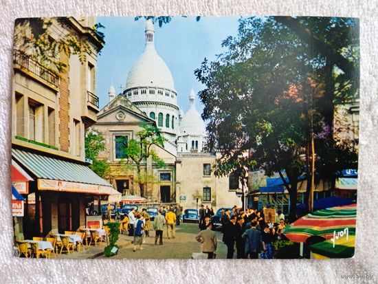 Франция, Париж. Площадь Кургана и Сакре-Кер