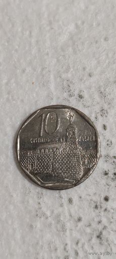 Куба 10 сентавос 2000