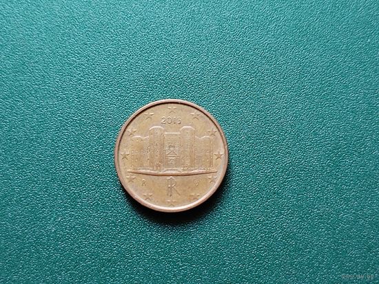 1 евроцент Италия.