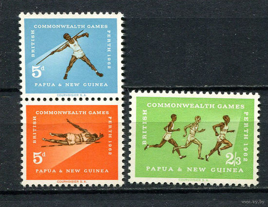 Папуа Новая Гвинея - 1963 - Игры Содружества - [Mi. 46-48] - полная серия - 3 марки. MNH.  (Лот 153BK)