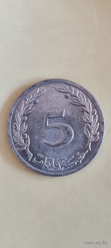 Тунис 5 милим 1960