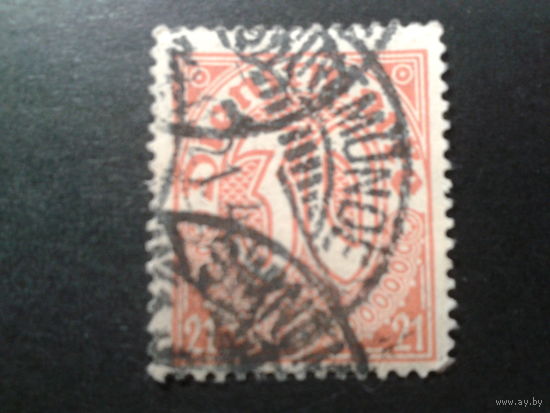 Германия 1920 служебная марка 20