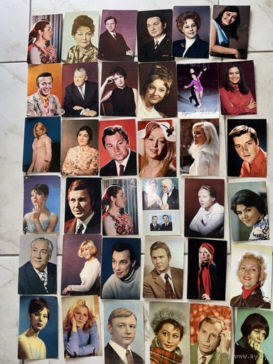 Открытки.актеры.цена за все.