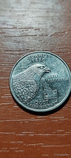 США Штаты и территории 25 центов (квотер) Айдахо 2007