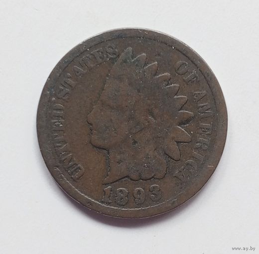 США. 1 цент 1893 г.