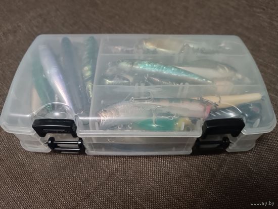 Коробка для приманок Plano двусторонняя со съёмными разделителями