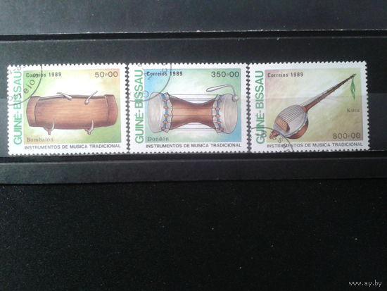 Гвинея-Бисау, 1989. Музыкальные инструменты