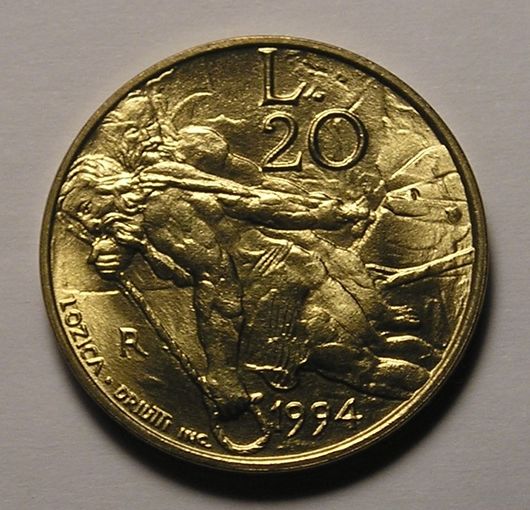 Сан-Марино, 20 Лир 1994