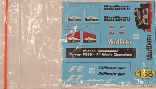 Декаль Formula 1 номер 31